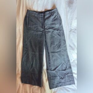 Ann Taylor Wide Leg Herringbone Trouser, Women’s Size 8